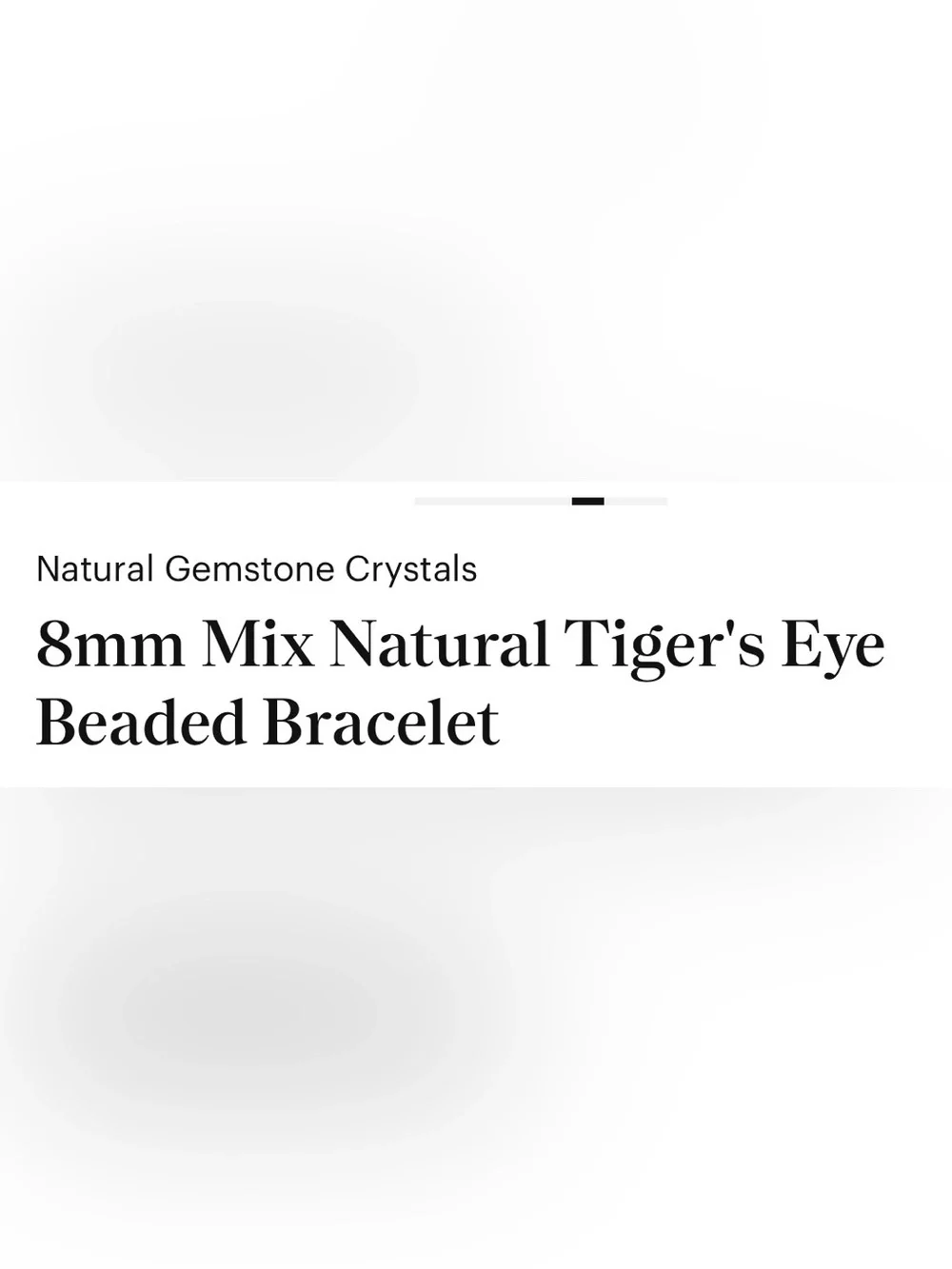 8mm Mix Natural Tiger's Eye Beaded Bracelet